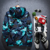 Camouflage hooded jacket windbreaker unisexJackets