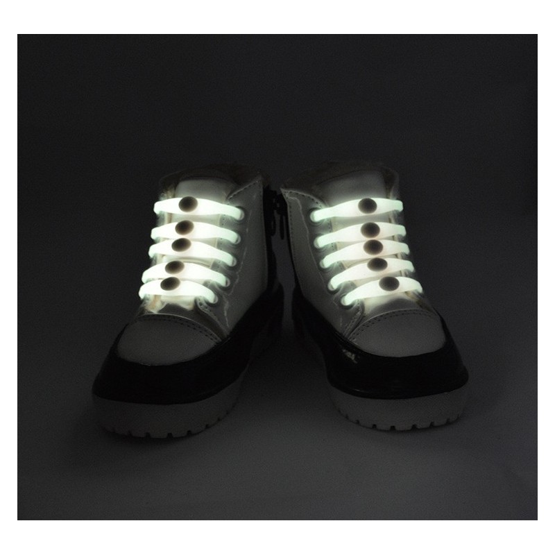 ZapatosLigero de silicona iluminado LED cordones 12 piezas conjunto