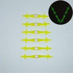 Silicone light up LED luminous shoelaces 12 pcs setShoes