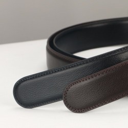 Genuine cowhide leather belt with automatic buckle beltBelts
