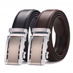 Genuine cowhide leather belt with automatic buckle beltBelts