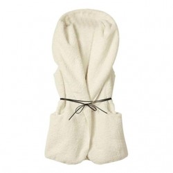 ChaquetasChaleco con capucha de piel de invierno