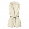 ChaquetasChaleco con capucha de piel de invierno