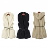 ChaquetasChaleco con capucha de piel de invierno
