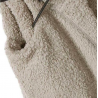 ChaquetasChaleco con capucha de piel de invierno