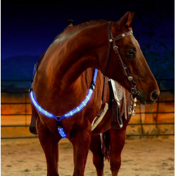 CaballosArnés de caballo LED correa de pecho collar de pectoral