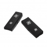 Partes interioresBMW F10 - F11 interruptor de control de ventilador - botón de reemplazo cubre 2 piezas