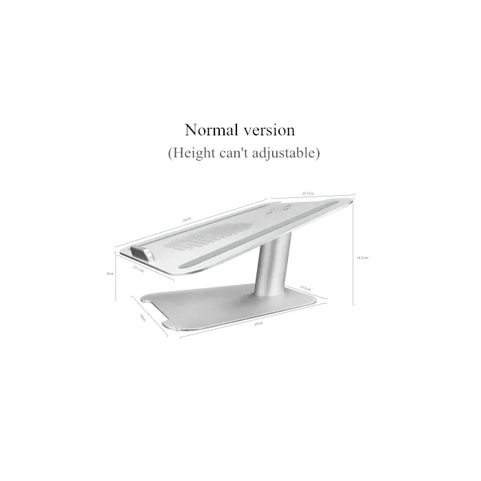 AccesoriosSoporte portátil de aleación de aluminio de altura ajustable