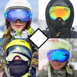 GafasUV400 antiniebla doble capa de esquí gafas de snowboard