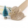 NavidadÁrbol de Navidad Navidad decoración colgantes huecos de madera 6 piezas
