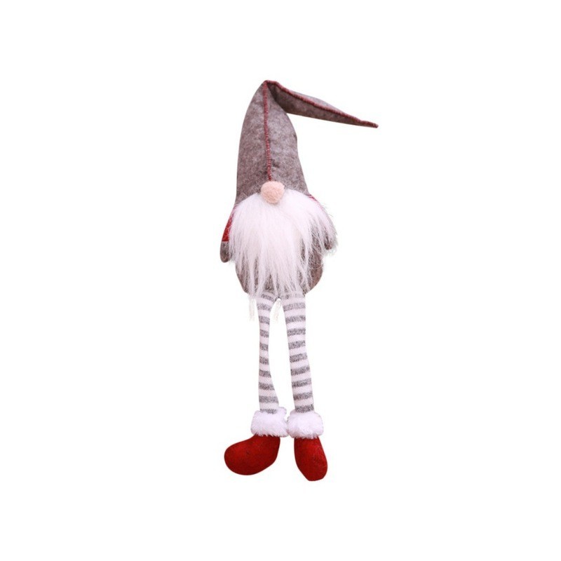 NavidadDecoración de Navidad patas largas sentado elfo 50cm