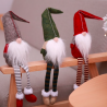NavidadDecoración de Navidad patas largas sentado elfo 50cm