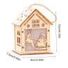 Wooden Christmas house with LED - do it yourselfChristmas