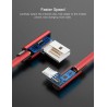 Fast charging micro USB charging cable L-typeCables