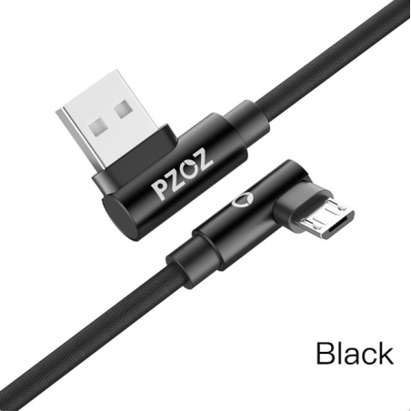 Fast charging micro USB charging cable L-typeCables