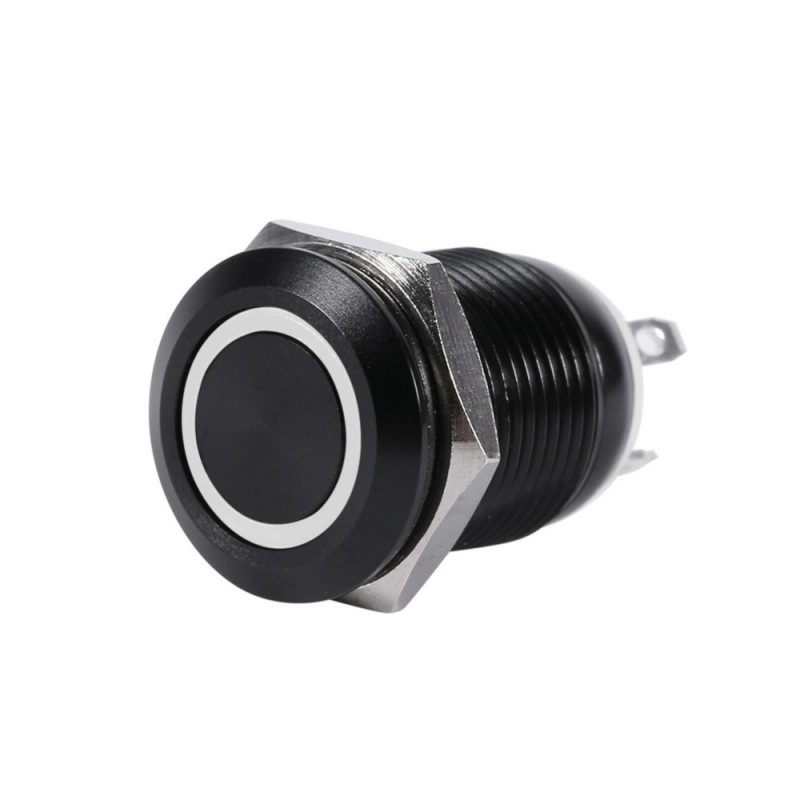Interruptores2A 12mm universal LED interruptor de pulsación momentánea