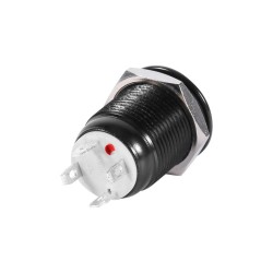 Interruptores2A 12mm universal LED interruptor de pulsación momentánea