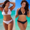 Baño y ropaMás tamaño bikini de traje de baño de baja cintura