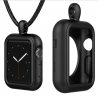 Apple Watch 1/2/3/4 / 38mm / 44mm series - silicone frame case cover with necklaceAccessories