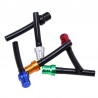 Partes de motosTubo respirador tanque de combustible para motocicletas de aluminio