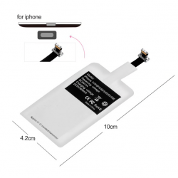 AccesoriosiPhone X 6 6S 7 8 Plus & Android universal Cargador inalámbrico Qi