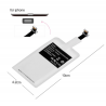 AccesoriosiPhone X 6 6S 7 8 Plus & Android universal Cargador inalámbrico Qi