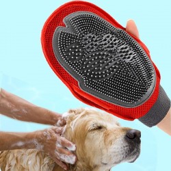 CuidadoCat perro fur grooming baño cepillo de guante