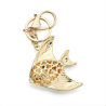 Crystal & enamel fish keyring keychainKeyrings