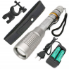 Luces9000lm T6 L2 Lámpara de luz de bicicleta de antorcha zoomable
