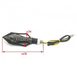 Luces de giroMotocicleta - scooter LED luz de la señal de vuelta con flecha 4 piezas