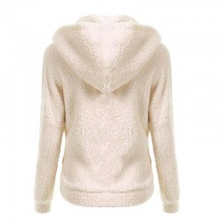 Soft fleece hooded jacket with zipperHoodies & Jumpers