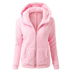 Hoodies & JerséisChaqueta con capucha suave con cremallera