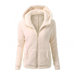 Soft fleece hooded jacket with zipperHoodies & Jumpers