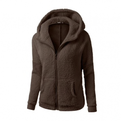 Hoodies & JerséisChaqueta con capucha suave con cremallera