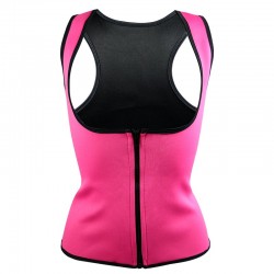 Neoprene body shaper training slimming vest with zipperFitness