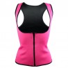 Neoprene body shaper training slimming vest with zipperFitness