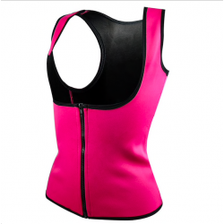 Neoprene body shaper training slimming vest with zipperFitness