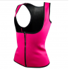 FitnessNeoprene body shaper chaleco con cremallera