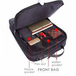 Bolsos3 modo función mochila nylon impermeable bolso de hombro