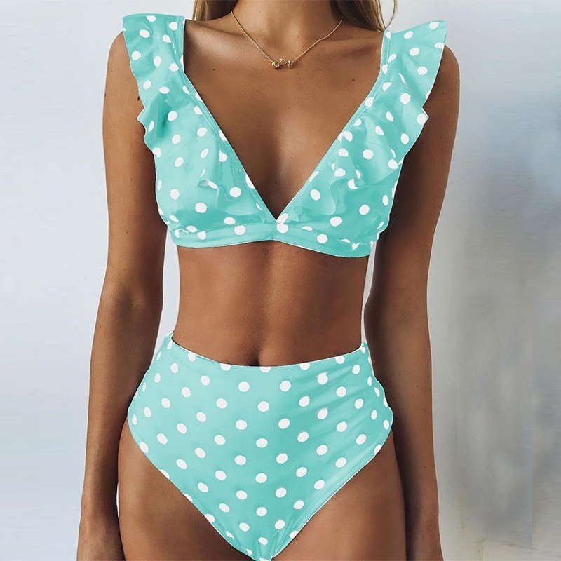 Baño y ropaJuego de bikini de traje de baño alto Baño y ropaJuego de bikini de traje de baño alto
