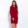 VestidosVestido encapuchado con bolsillos - suéter largo