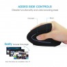 Mouse2.4G 800/1200/1600DPI inalámbrico ergonomía vertical mouse & pad kit