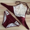 Lace bikini set with push upBeachwear