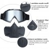 GafasEsquiar gafas de snowboard - máscara de cara completa