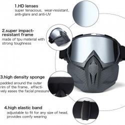 GafasEsquiar gafas de snowboard - máscara de cara completa