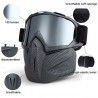 GafasEsquiar gafas de snowboard - máscara de cara completa