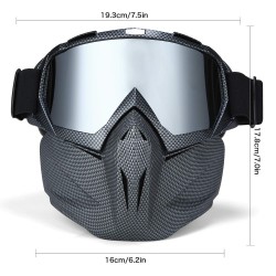 GafasEsquiar gafas de snowboard - máscara de cara completa