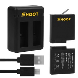 Batería y Cargadoresbatería AHDBT-501 - tres puertos duales cargador USB para GoPro 7 /6 / 5 cámara de acción