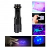 LinternasLinterna LED UV con zoom - verificador de marcadores - detección de dinero falso