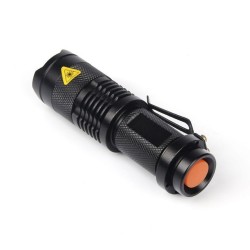 LinternasLinterna LED UV con zoom - verificador de marcadores - detección de dinero falso